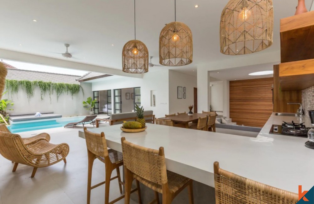 Spacious Canggu Bali Villas with Earthy Modern Design