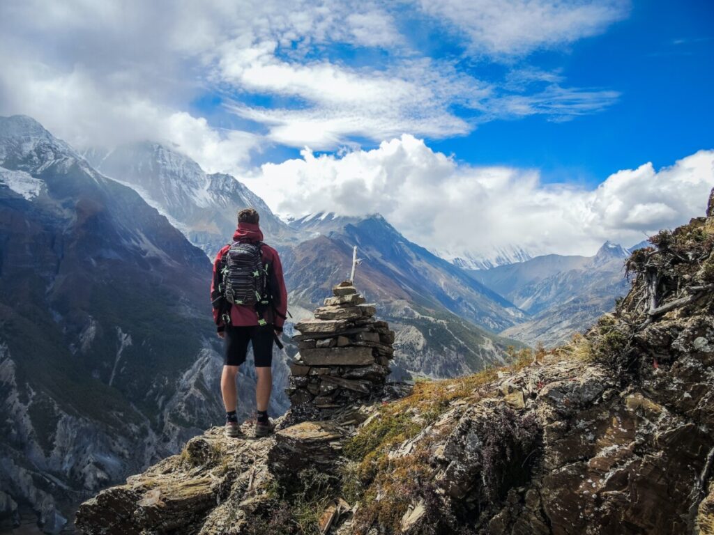 A meaningful travel in the mountains